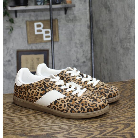 Universal Thread Shoes - Universal Thread Fashion Sneakers with Memory Foam Insole Light Brown Animal 11M